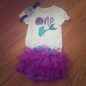 1st Birthday outfit: Mermaid